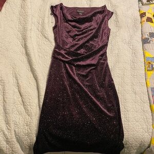 Purple sparkle dress